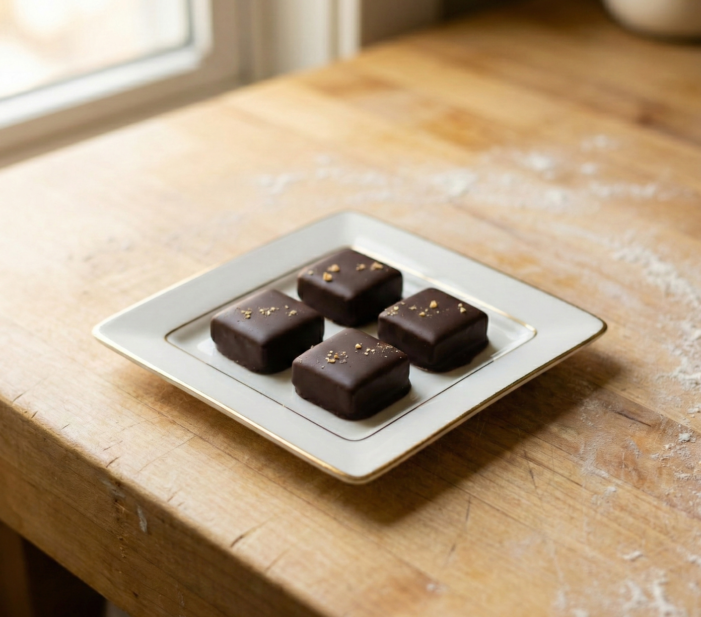 Dark Chocolate Truffles – 4-Piece
