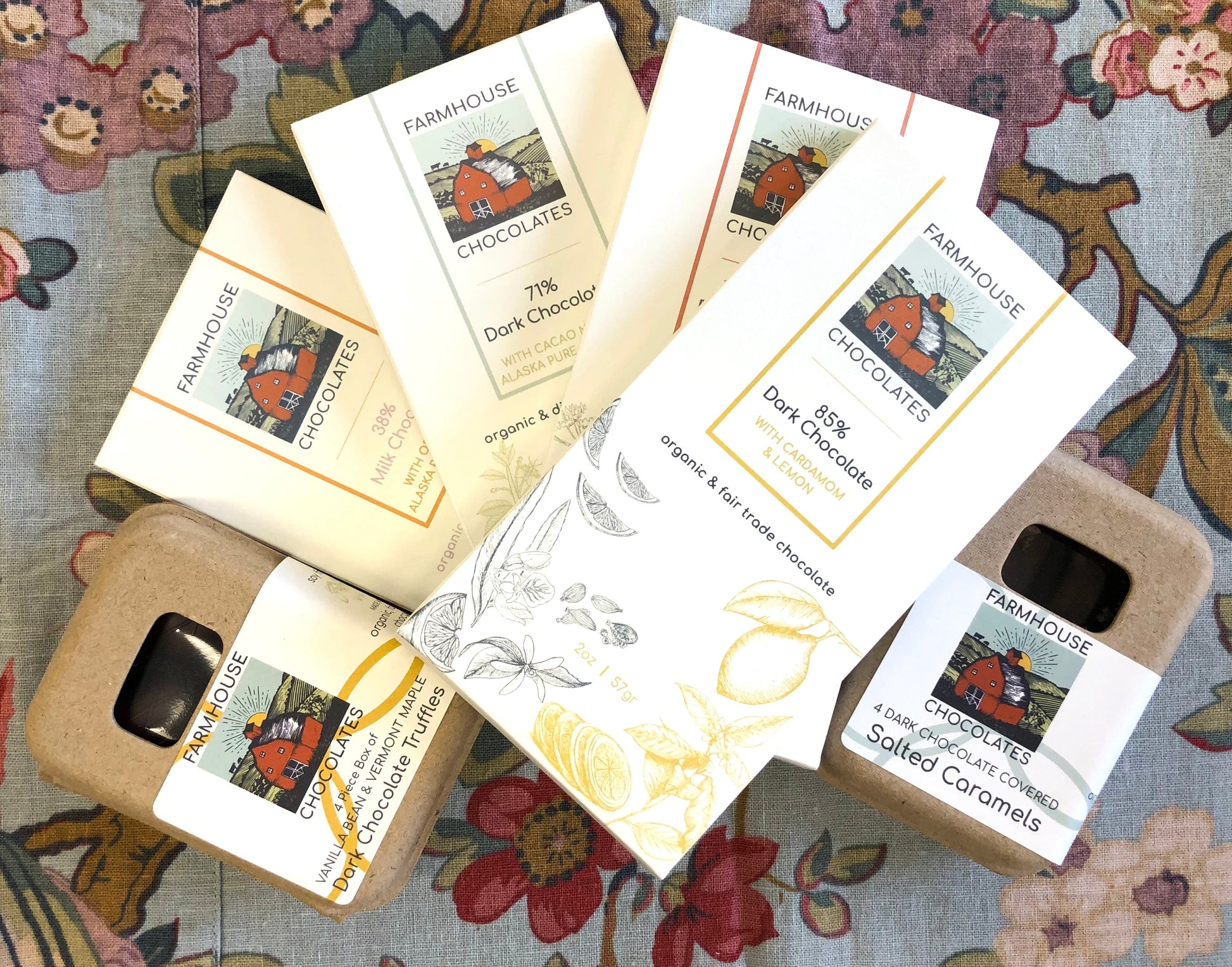 Medium Bundle of Caramels, Truffles & Bars - Farmhouse Chocolates