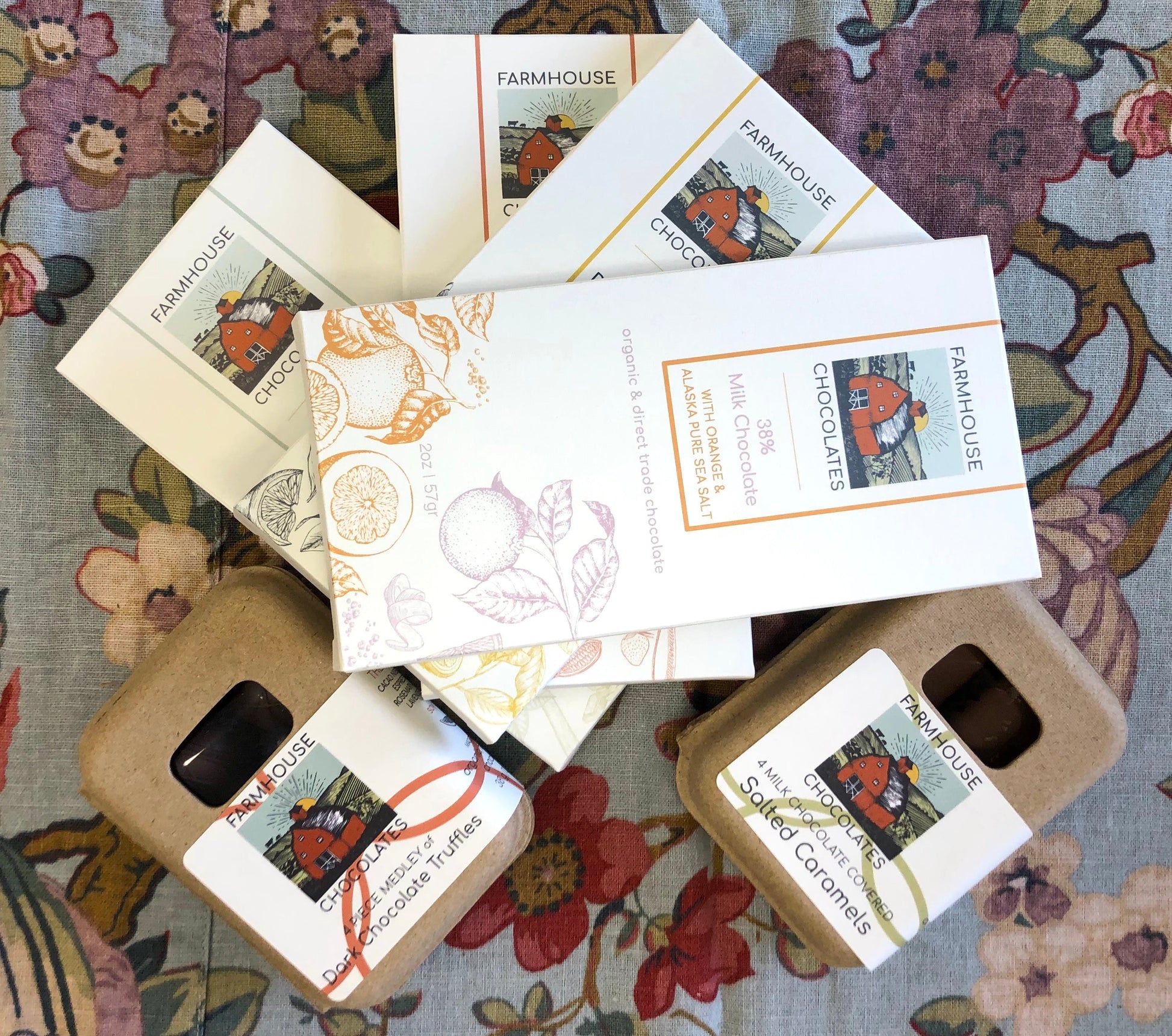 Medium Bundle of Caramels, Truffles & Bars - Farmhouse Chocolates