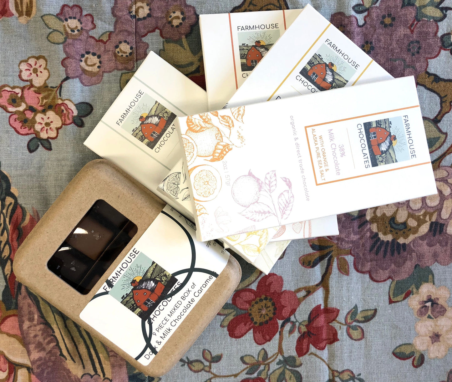 Medium Caramel & Chocolate Bar Bundle - Farmhouse Chocolates