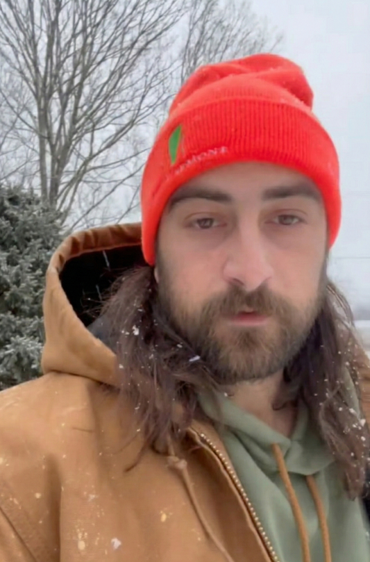 Sportsman Cuffed Beanie (Orange)